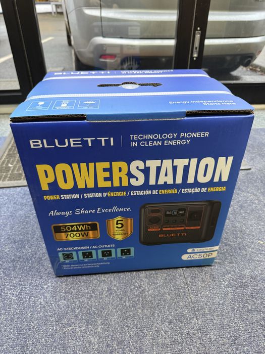 Bluetti AC50P – портативна зарядна станція 504Wh / 700W