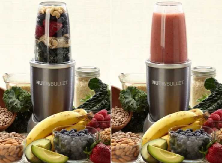 блендер 900 Вт NutriBullet для смузи мощный измельчитель персональный