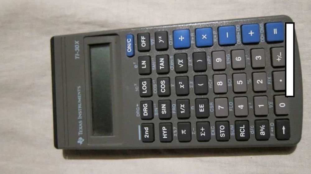 Calculadora texas t i30x e Casio fx 82ms