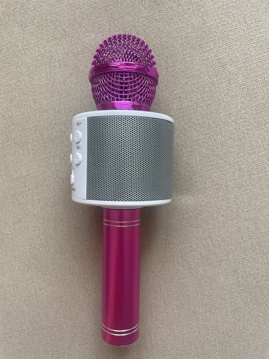 Караоке мікрофон Wster WS 858 Рожевий HP227