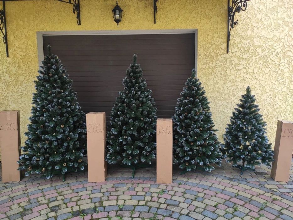 TOP ПРОДАЖ‼️ Ялинка штучна Кармен з шишками, елка искусственная ВІДЕО