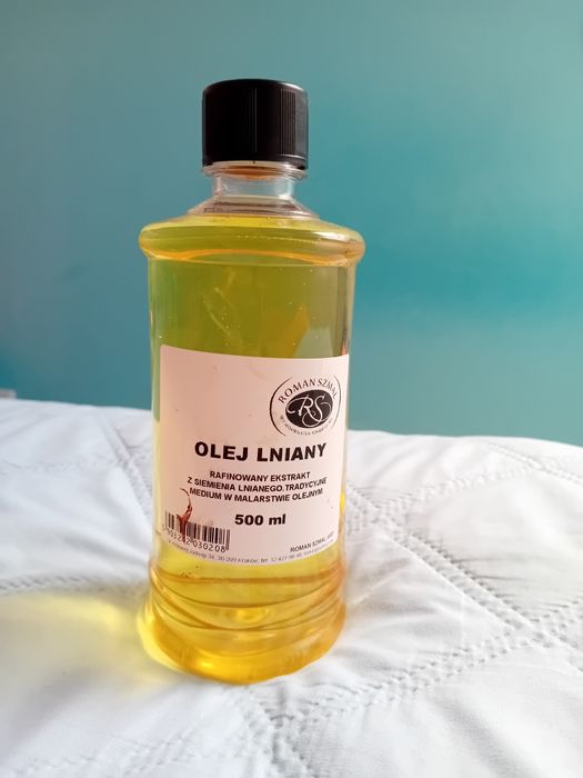 Olej lniany, medium w malarstwie