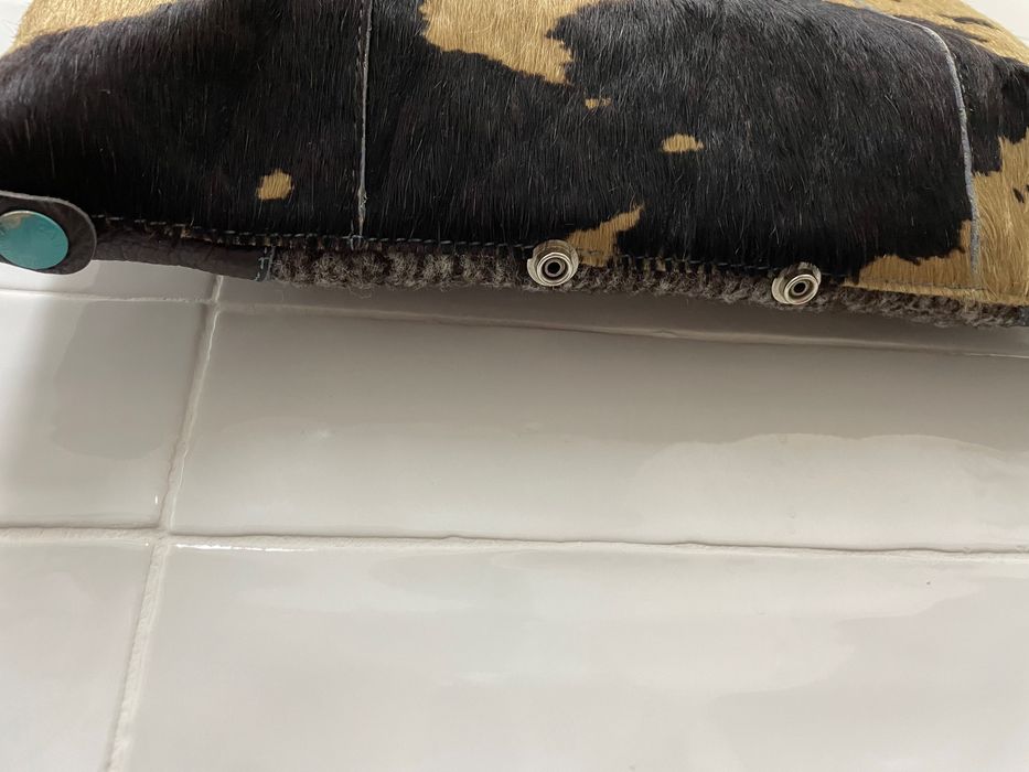 Mala de mão com tiracolo Gabs pele pêlo tecido