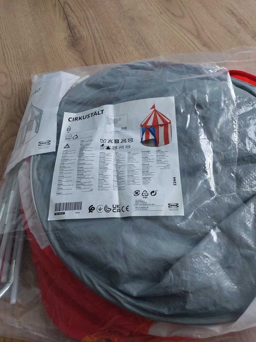 Namiot dla dzieci z Ikea circustald