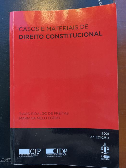 Casos e materiais de Direito Constitucional - Fidalgo de Freitas