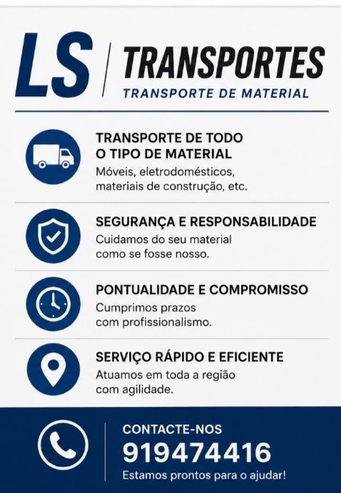 transporte e mudanças para todo o pais