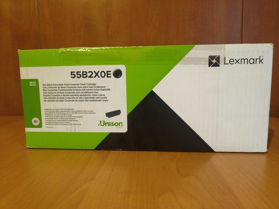 Nowy Oryginalny Toner Lexmark 55B2X0E MS431 MX431 | Fabrycznie Zapakowany