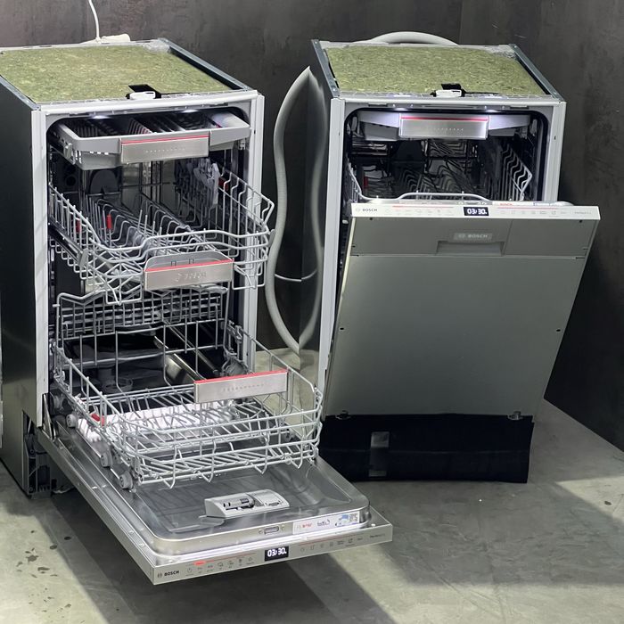 45 см Посудомоечная Bosch SPV6ZMX23E Zeolith проекц подсветка Wifi