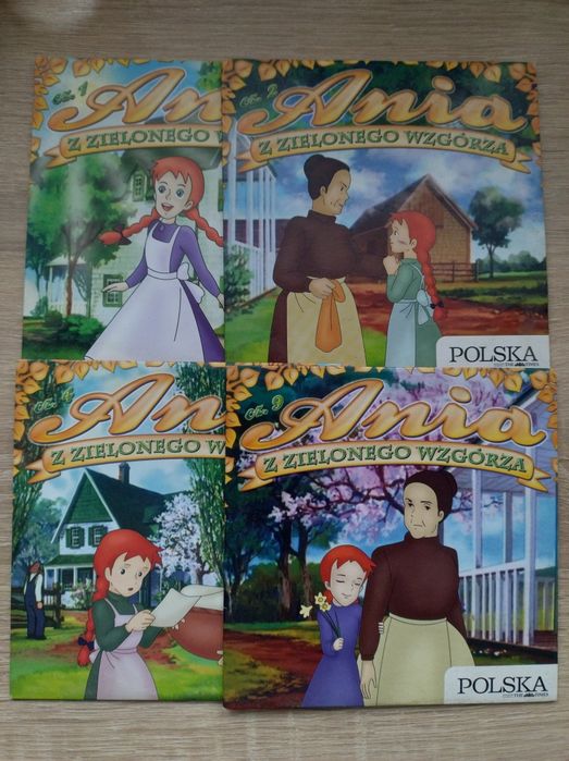 Płyty DVD Ania z Zielonego wzgórza niekompletna seria