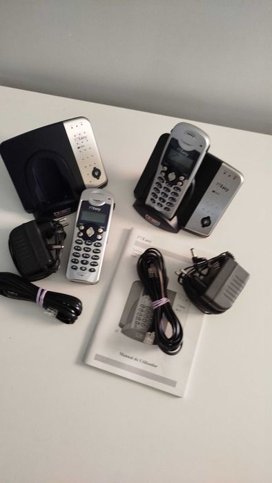 Telefones S/Fios DECT Haeger B098 PT (Par-2 Bases) com func. SMS