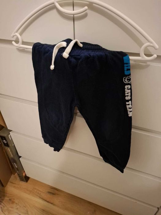 so cute 92 granatowe spodnie dresowe dres dresy dziecięce dla dziecka