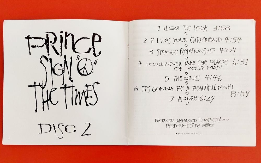 Duplo CD Sign O' The Times - PRINCE