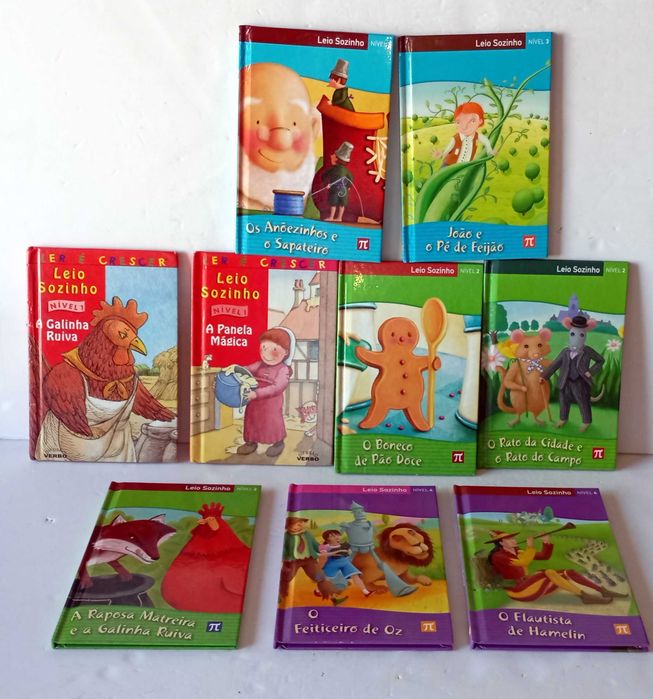 leio Sozinho/ ler é crescer/ eu sei ler - leitura por níveis