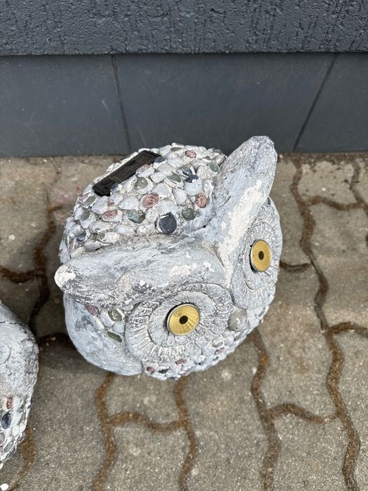 Sowa z baterią solarną 2 sztuki