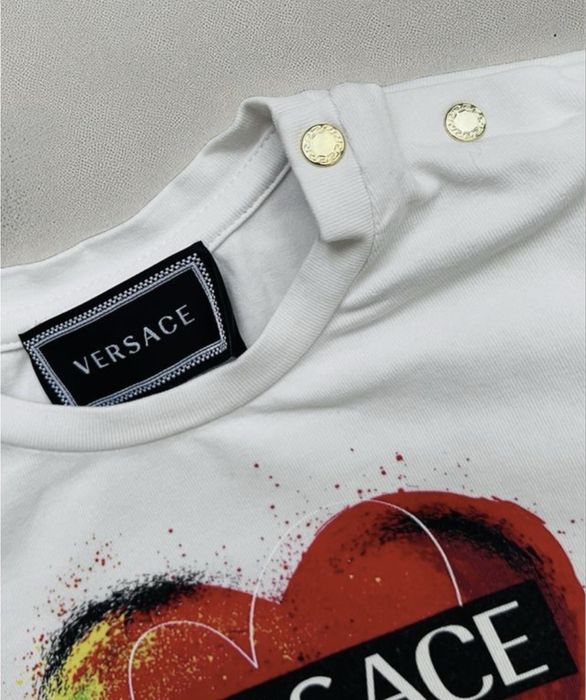 Оригінальний лонгслів Versace на зріст 86 см