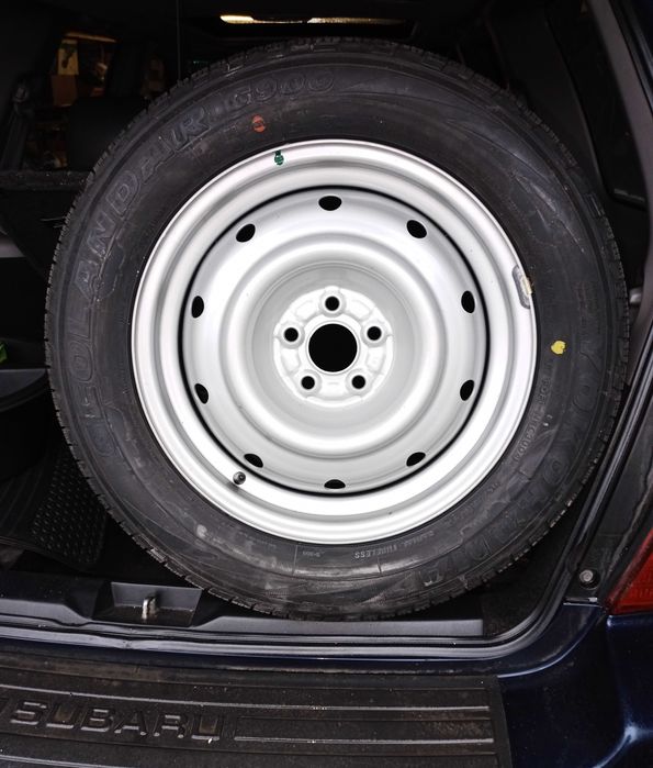 Запаска НОВАЯ, ОРИГИНАЛ, с Subaru Forester 215/60/R16/ 6.5J