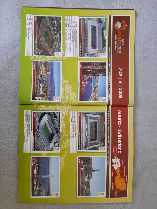 Caderneta Euro 2008, da panini completa (com todos os updates)