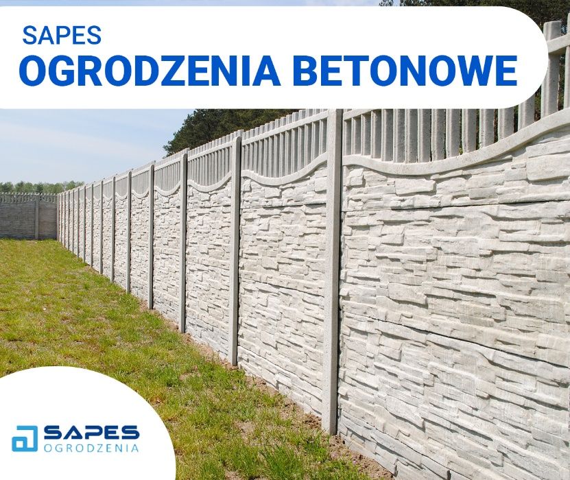 Promocja jesienno-zimowa !!!Ogrodzenia betonowe