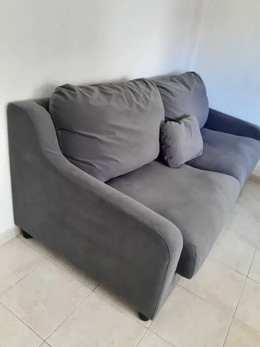 VINLIDEN
Sofá 3 lugares, Hakebo cinz esc