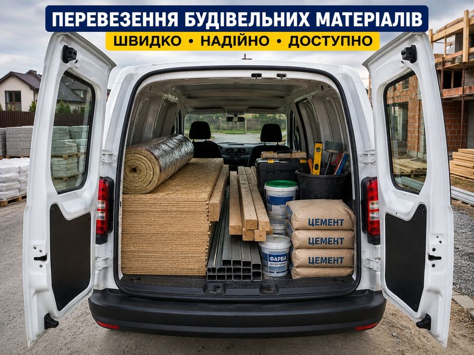 Перевезення вантажів | Вантажне таксі | Доставка меблів, будматеріалів