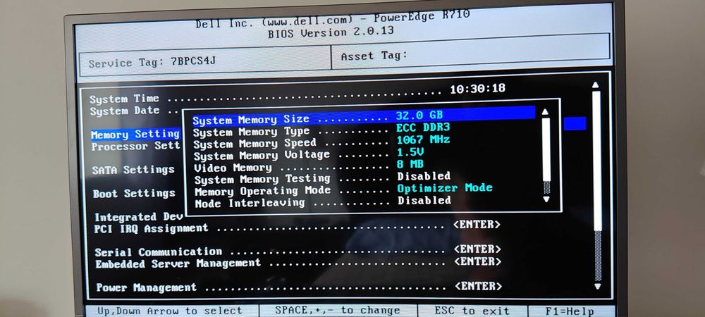 Dell PowerEdge R710 - board avariada