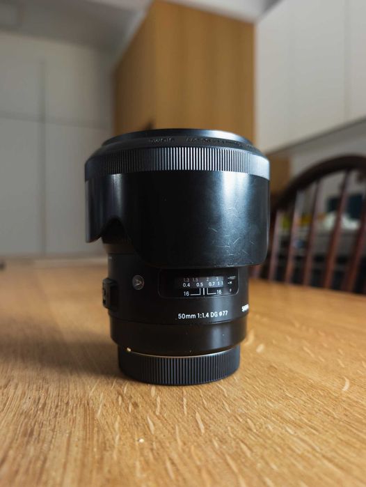Sigma Art 50mm f/1.4 com mount Canon EF