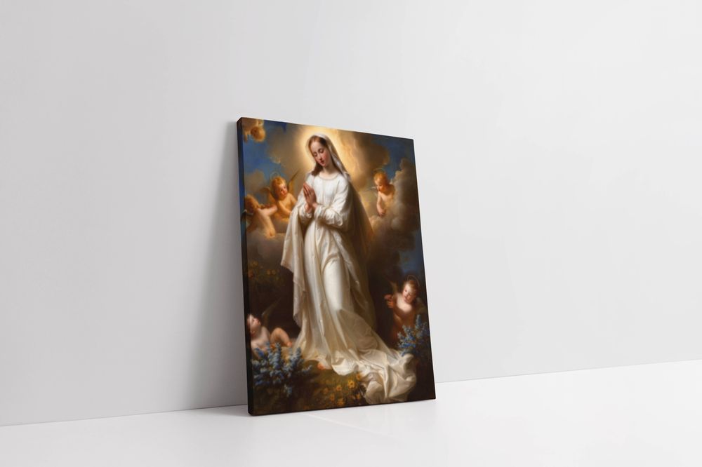 Obraz na płótnie "Niepokalana Matka Boska" 30x40 cm - Motyw religijny