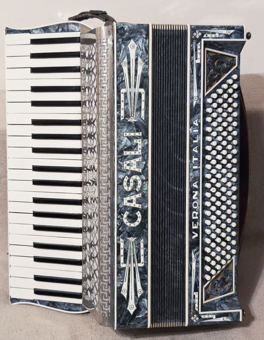 Akordeon Włoski Casali Verona 120 basów musette kolekcjonerski