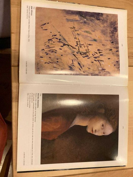 catálago ilustrado de antiguidades arte e pintura Leiria e Nascimento