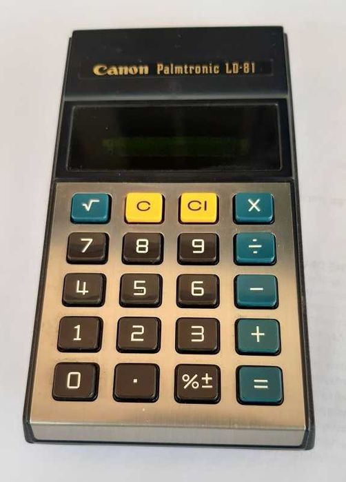 Canon Palmtronic LD-81 calculadora antiga de coleção