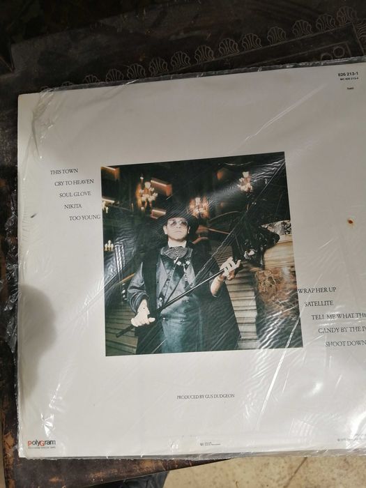 lp , vinil , elton jonh , ice on fire 1985