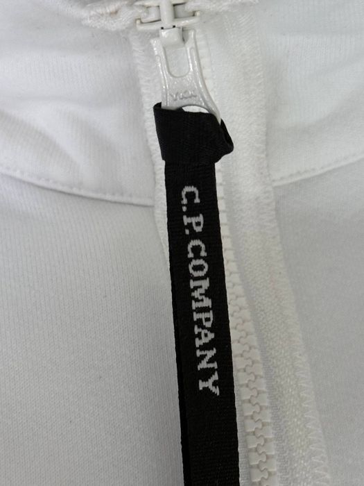 C.P. Company Half Zip Lens Sweatshirt White Original торг