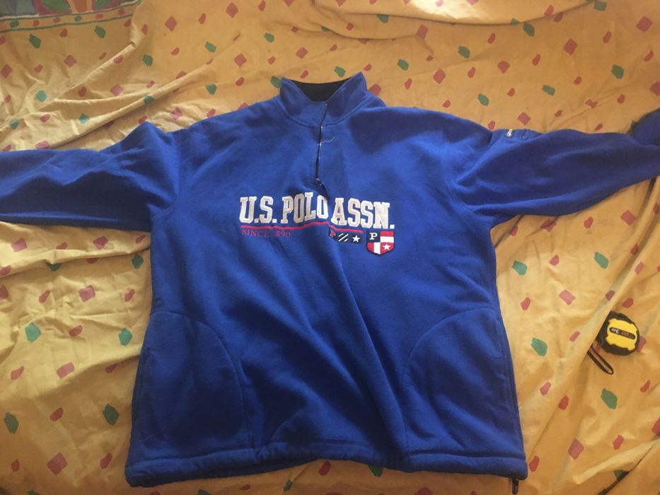 Кофта фліс флис US Polo XXL б/у оригинал