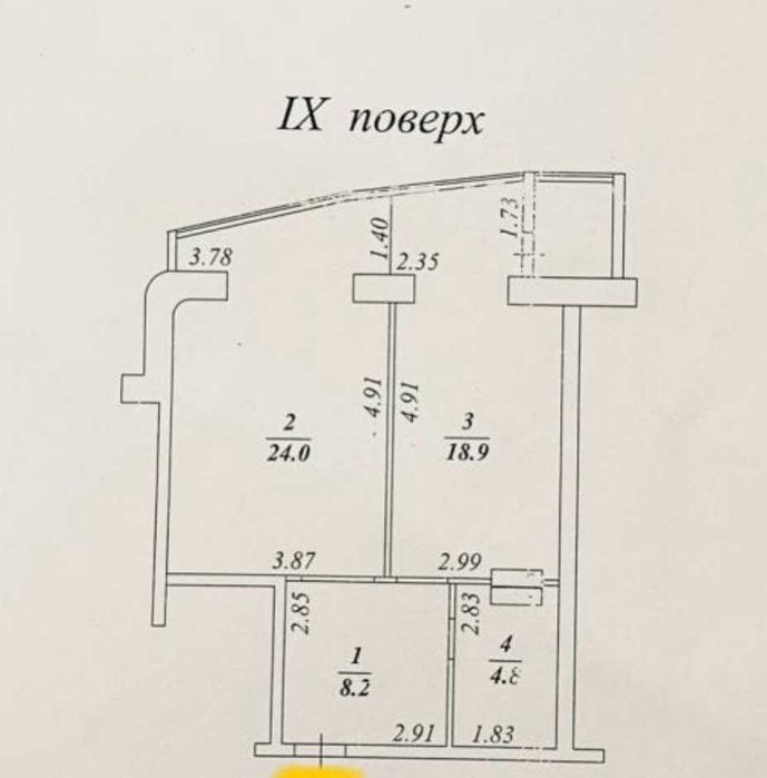 1-room apartment apartment by the address (area 58 m²) - Atlanta.ua - photo 2