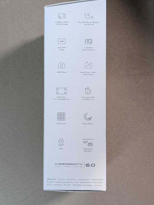 GoPro Hero13, carregador duplo, 3 baterias Enduro, microSD 64GB-SELADA