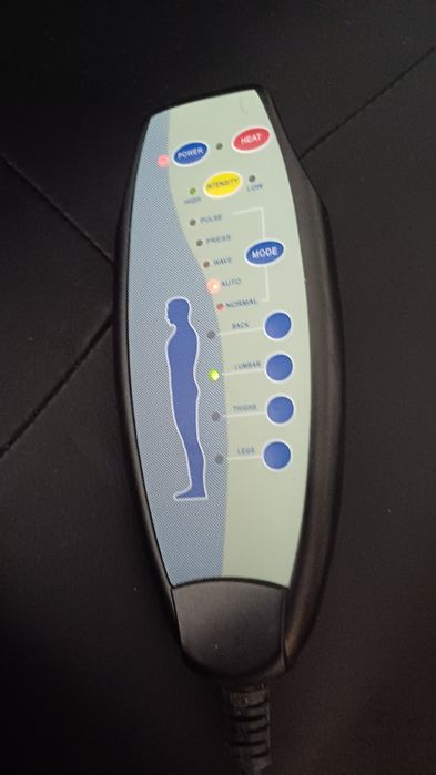 Poltrona em pele vibratória electrica