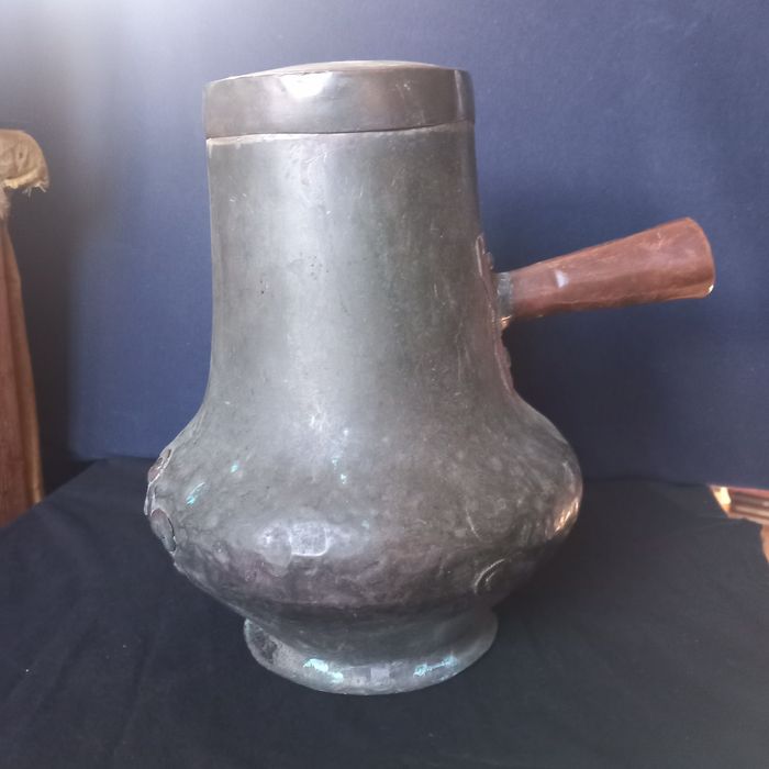 Chocolateira em cobre