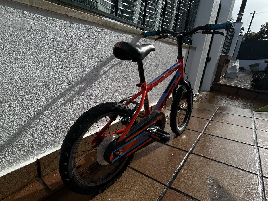 Bicicleta criança roda 16 spitz rush 160