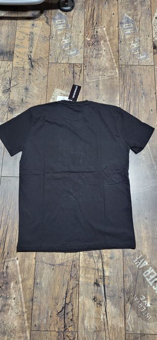 Czarna koszulka męska bawełna premium t-shirt L
