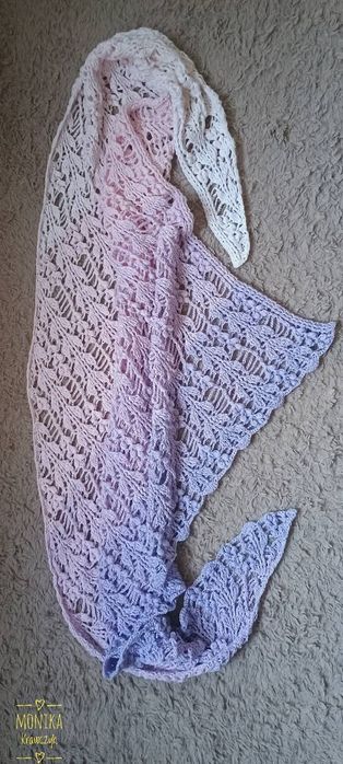 Chusta handmade ręcznie robiona szydełko