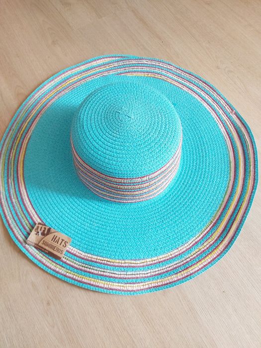Chapéu verão turquesa