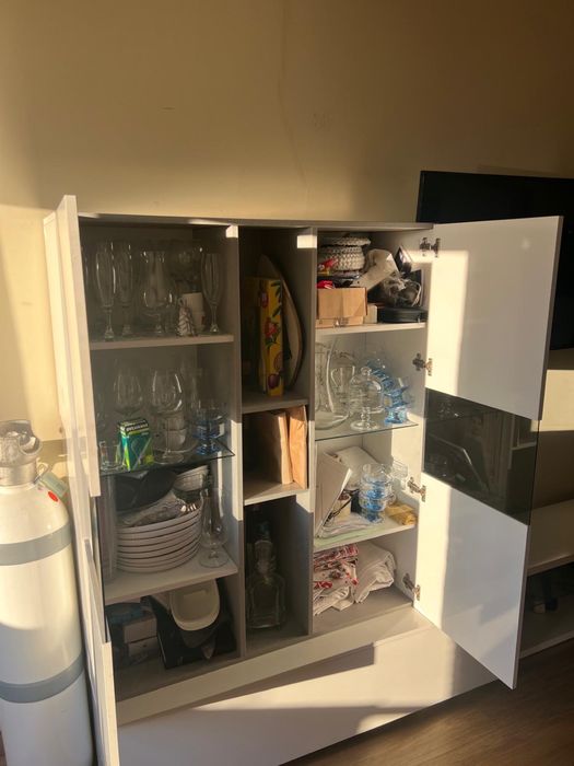 Movel Tv com Iluminacao em Led Azul