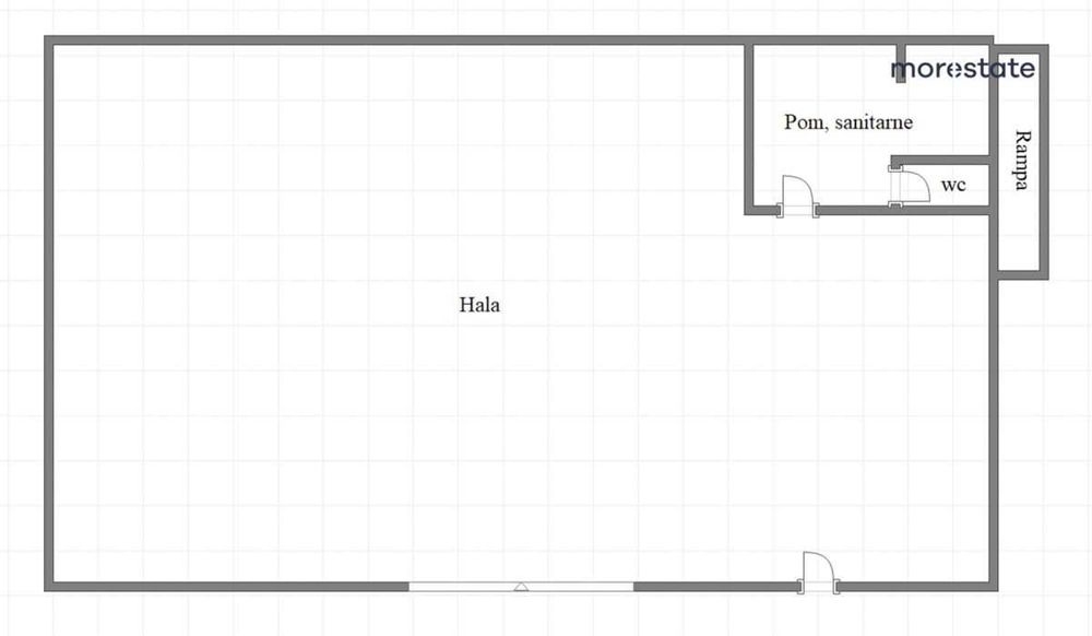 Hala na Zabłociu/ 370m2