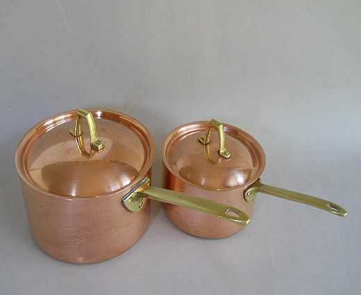Набор винтажный - медно/стальной посуды