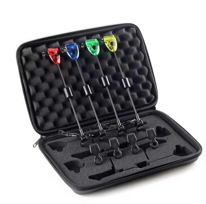 Набір світлодіодних сигналізаторів клювання (4 шт.) у кейсі