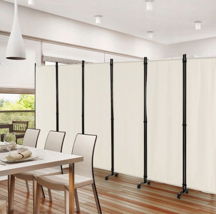 Parawan skladany na kółkach