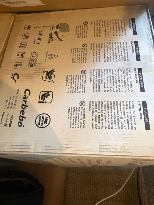 Bebécar cadeira auto + isofix VENDA NOVO