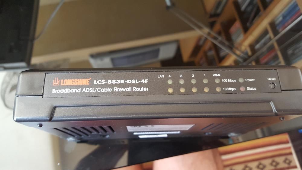 Switch/Router LONGSHINE Broadband DSL/Cable (Model: LCS-883R-DSL-4F)64550697890946121