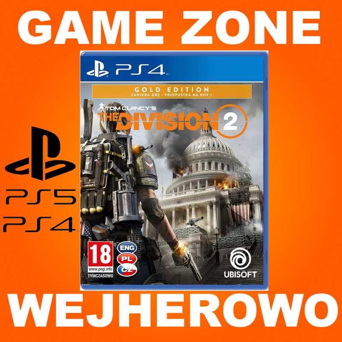 The DIVISION 2 PS4 + Slim + Pro + PS5 = PŁYTA PL = sklep Wejherowo