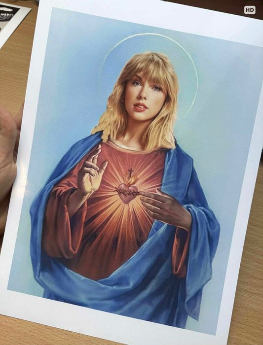 Plakat A4 kodak poster taylor swift Jezus Jesus muzyka